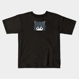 Fran peek from Reincarnated as a Sword anime or Tensei shitara Ken Deshita manga or TenKen light novel Kids T-Shirt